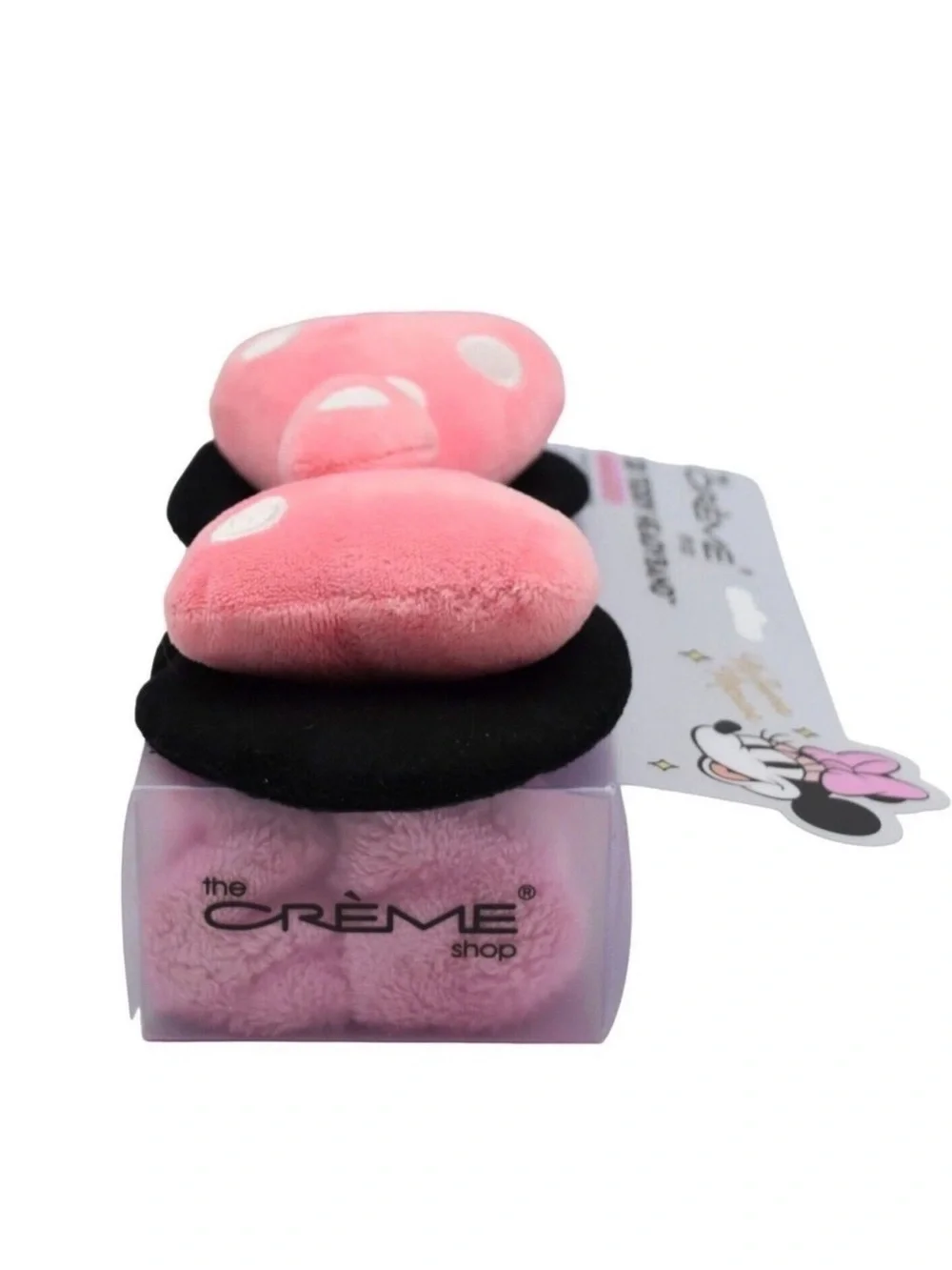 NWT The Crème Shop x Disney Minnie Mouse 3D Spa Headyband Limited Edition Pink